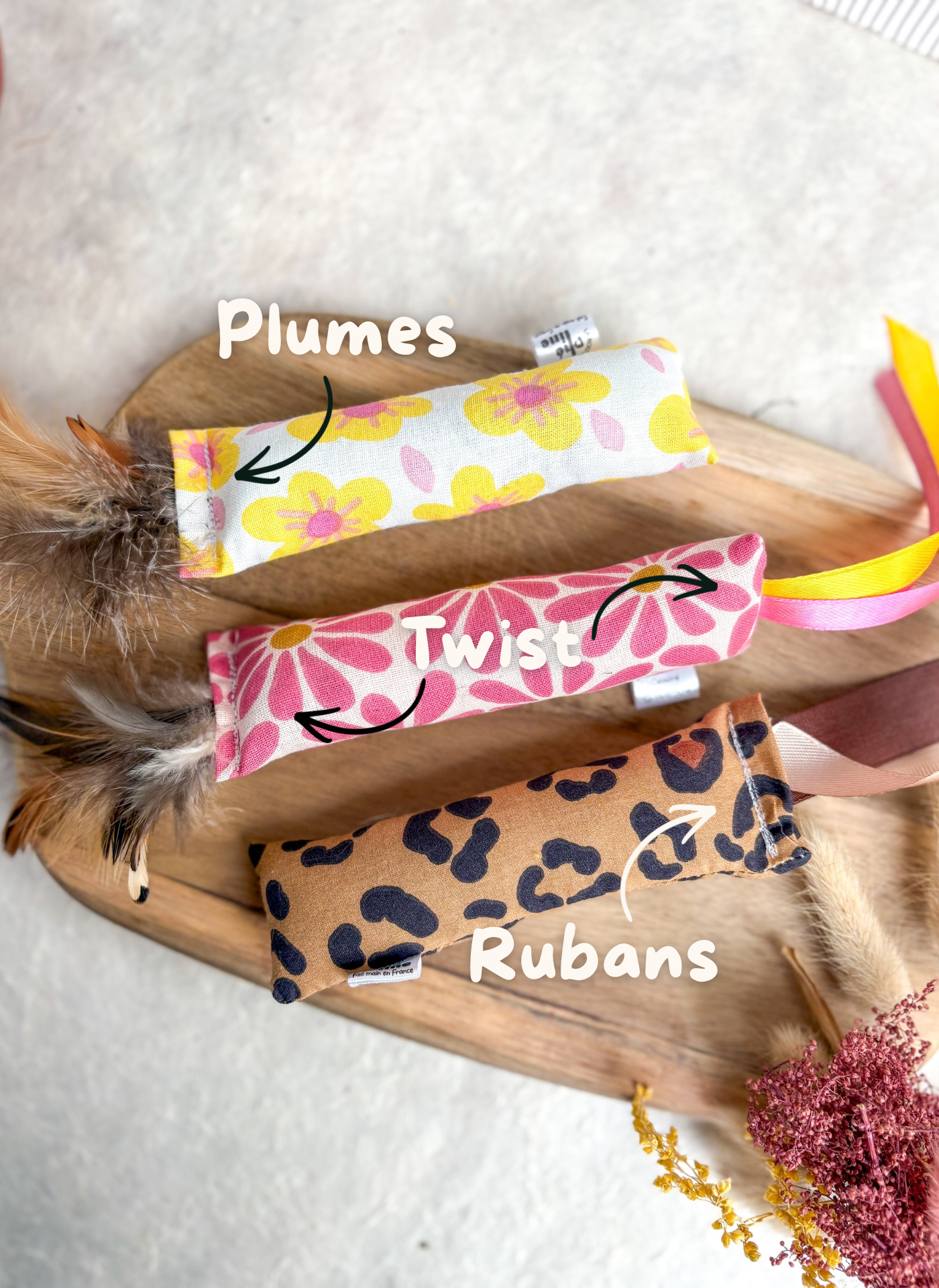 Jouet pour chat Kicker herbe à chat bio - saint valentin