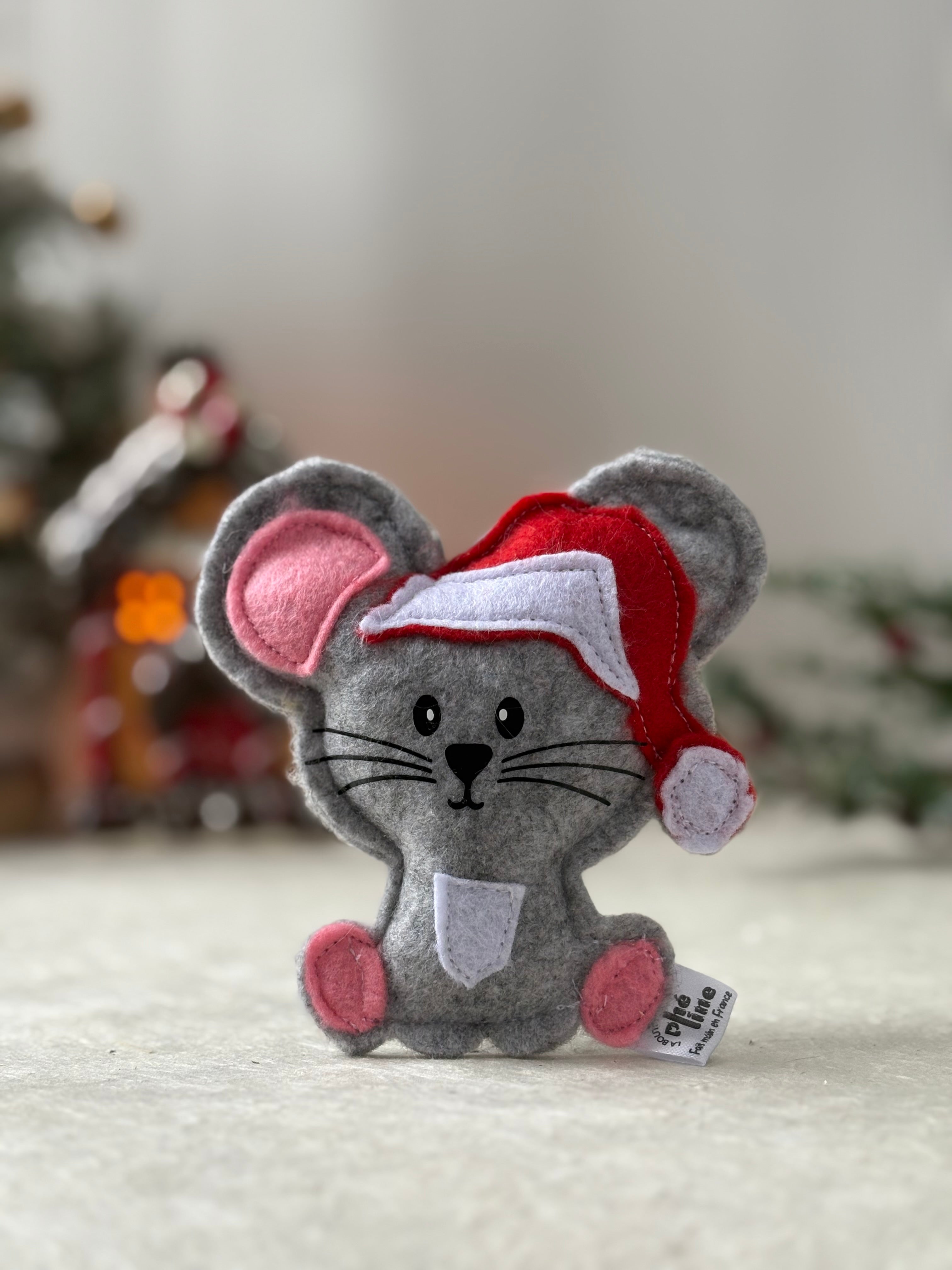 Jouet chat - Souris de Noël