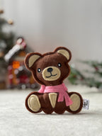 Jouet chat -Ourson de Noël