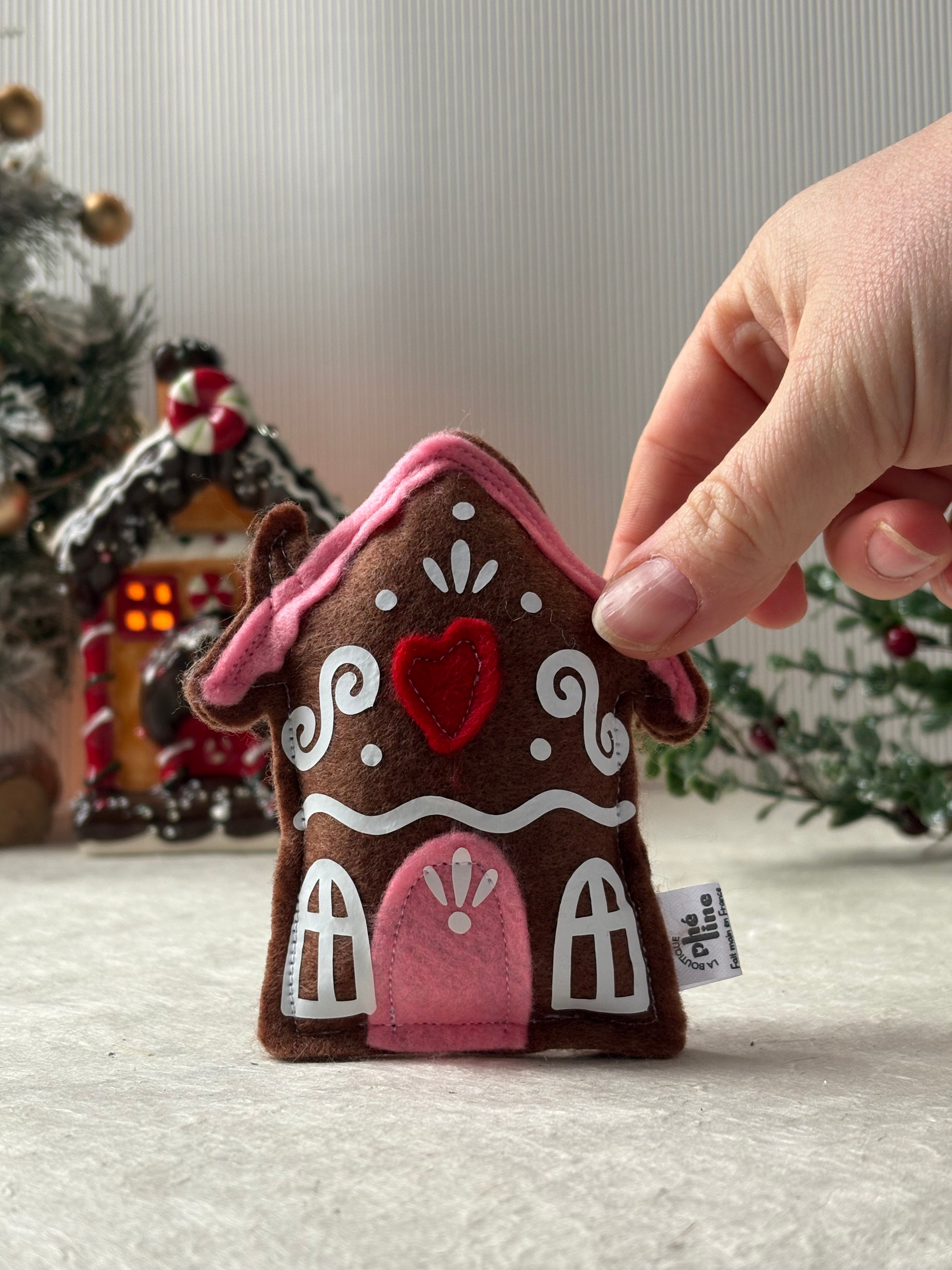 Jouet chat - Maison de Noël