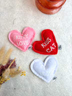 Jouet Saint valentin aux 3 herbes à chat bio - Trio bonbons