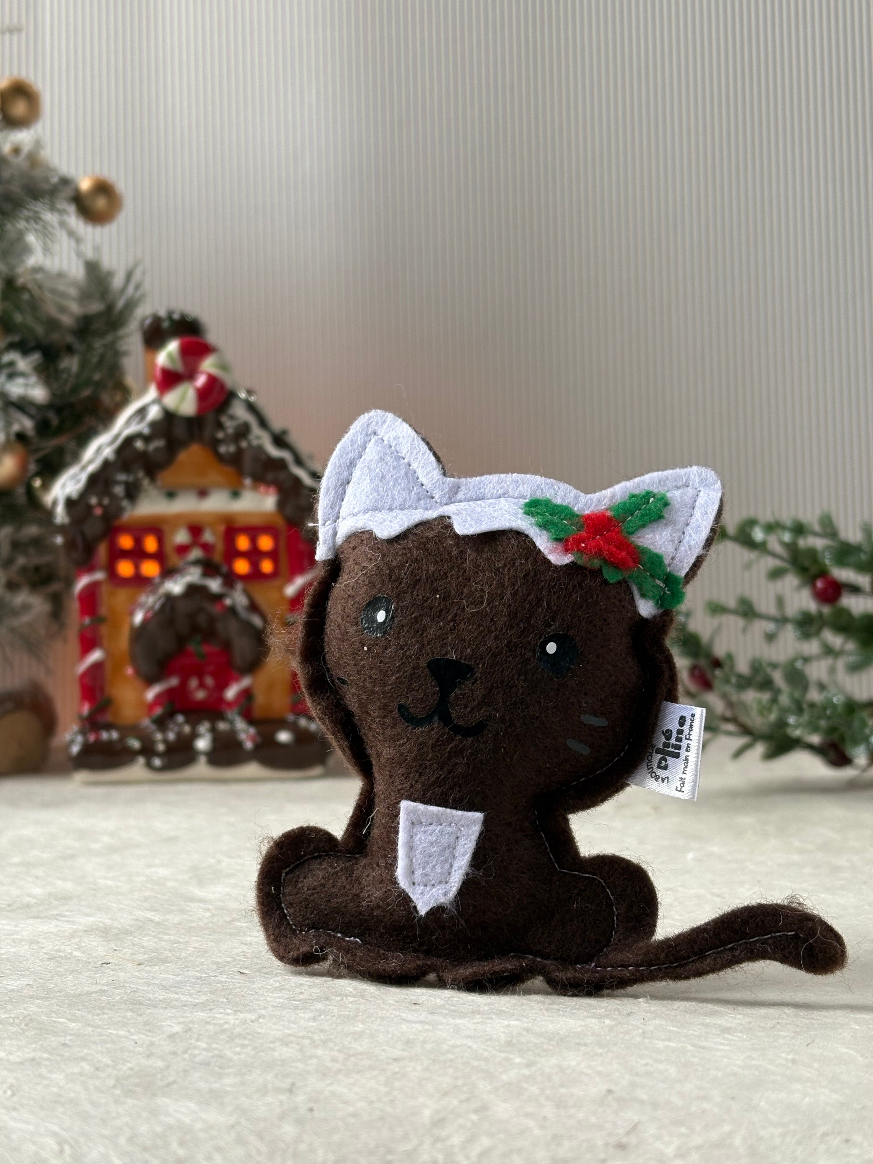 Jouet chat - Chat de Noël