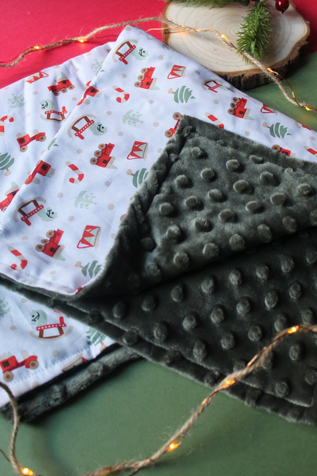 Couverture pour chat de Noël - coton