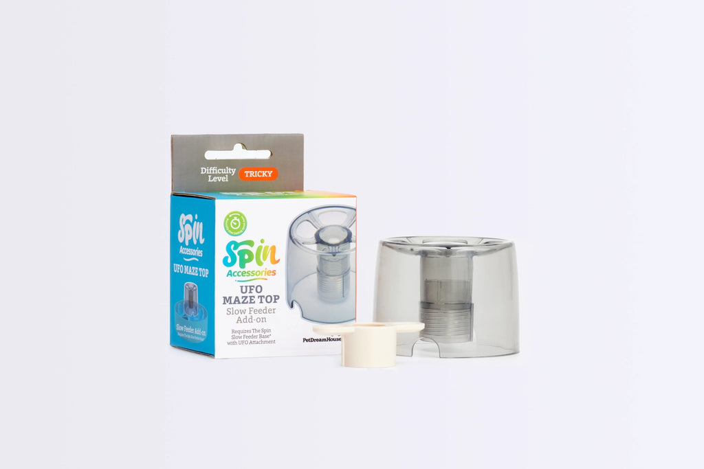 distributeur croquette gamelle ludique pour chat glouton