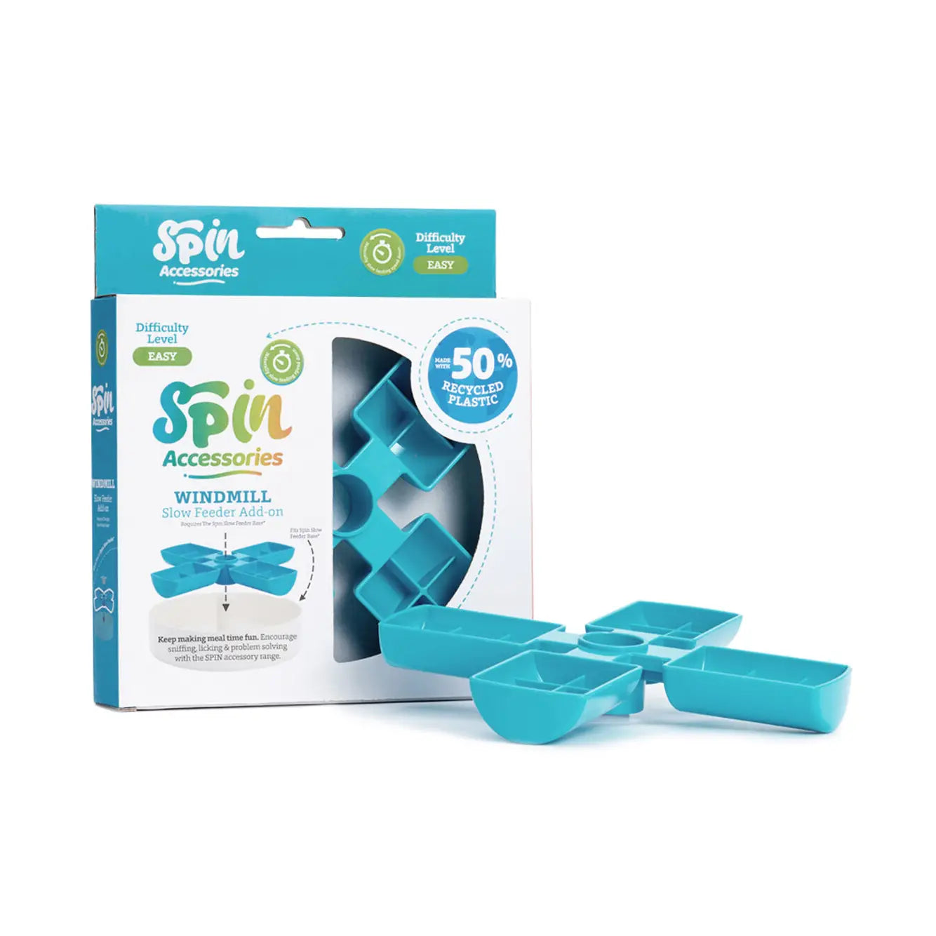 Plateau module Moulin gamelle ludique anti glouton SPIN chat 